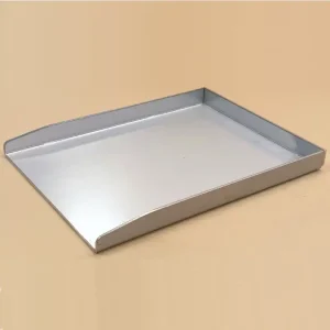 Plancha en tôle pliée – 400 x 300 mm – Épaisseur 4 mm